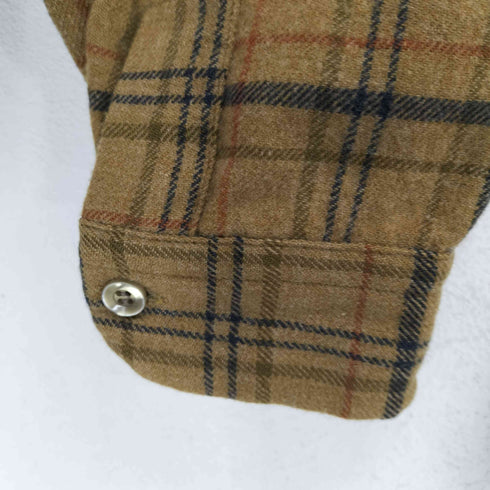 ペンドルトン PENDLETON 60S ウールチェックボードシャツ フラップポケット ボックス メンズ XL