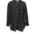 ラファエラ rafaella 90S シェルボタン バンドカラー L/S シルク100% シャツ レディース 2X