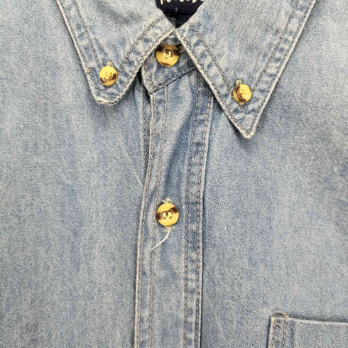 Trunder 90s バックプリントデニムシャツ メンズ L