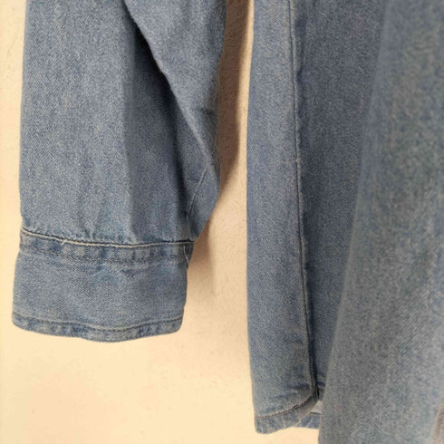 Trunder 90s バックプリントデニムシャツ メンズ L
