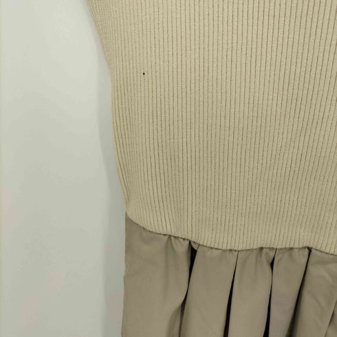 エミアトリエ emmi atelier ニットドッキングコクーンワンピース レディース JPN:0