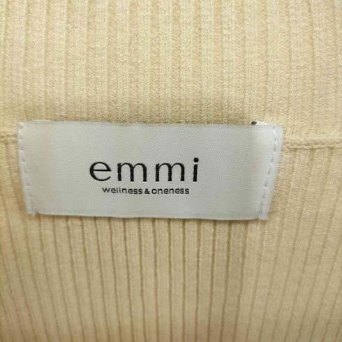 エミアトリエ emmi atelier ニットドッキングコクーンワンピース レディース JPN:0