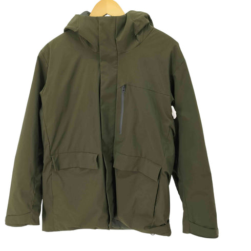 ユニクロ UNIQLO フーデッド ハイブリッド中綿ダウンパーカ メンズ JPN:L
