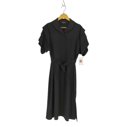 アニエスベー agnes b. PARIS タックデザイン ウエストベルト ワンピース レディース 1