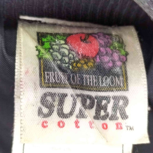 フルーツオブザルーム FRUIT OF THE LOOM 90~00s ジャマイカ製 スウェットスタジャン メンズ JPN:XL