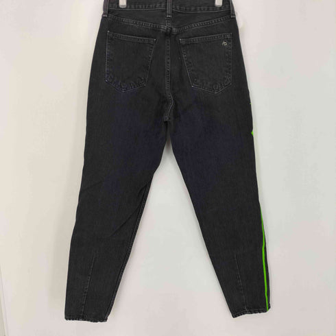 ラグアンドボーン rag&bone グリーン エンブロイダリー ブラック アッシュ ジーンズ デニム レディース 27