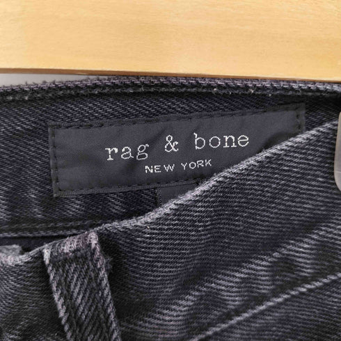 ラグアンドボーン rag&bone グリーン エンブロイダリー ブラック アッシュ ジーンズ デニム レディース 27