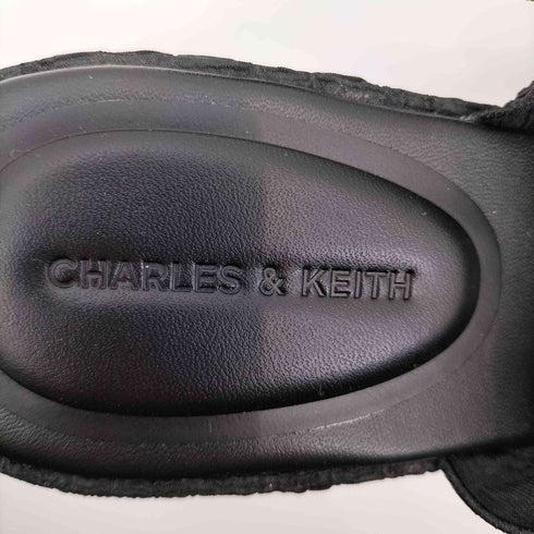 チャールズアンドキース CHARLES&KEITH 2024SS ヌアラ ルーシュドプラットフォームミュール レディース JPN:38