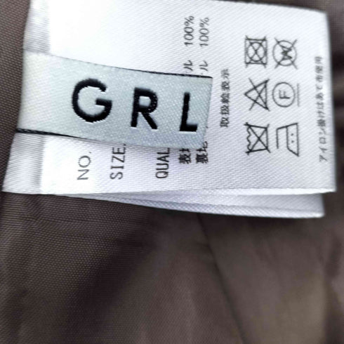 グレイル GRL ダブルボタンチェスターコート レディース FREE