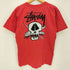 ステューシー Stussy USA製 紺タグ スカル Tシャツ FRESH FOILS メンズ import:S