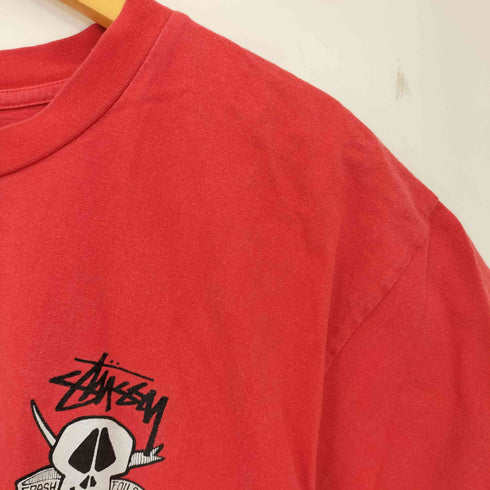 ステューシー Stussy USA製 紺タグ スカル Tシャツ FRESH FOILS メンズ import:S