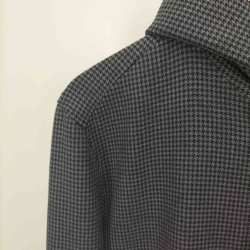 エーケイエム AKM DOBBY STRETCH WRAP HOODED COAT BLACK/NAVY メンズ JPN:M