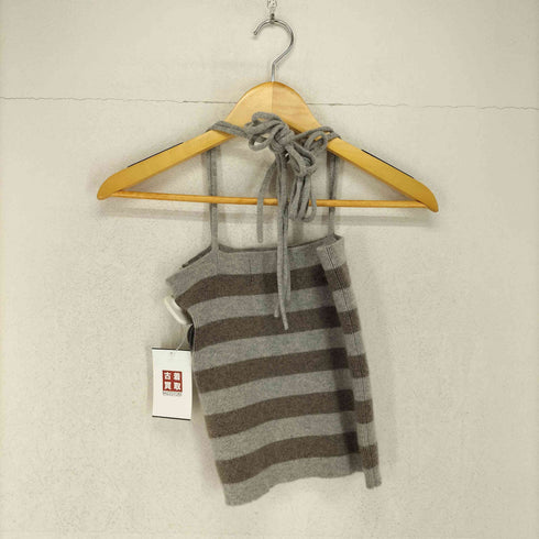 ロンハーマン Ron Herman extreme cashmere カシミヤ混ボーダービスチェ レディース ONE SIZE