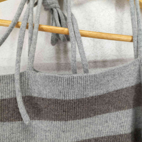 ロンハーマン Ron Herman extreme cashmere カシミヤ混ボーダービスチェ レディース ONE SIZE