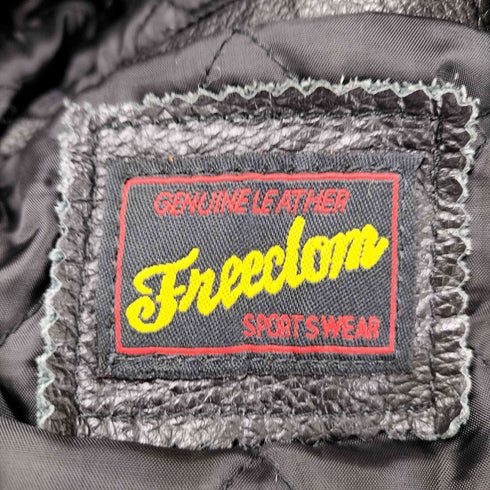 freeclom バッファローレザー シングルレザージャケット メンズ LL