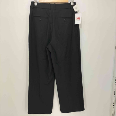 ユニクロ UNIQLO タックワイドパンツ レディース JPN:L