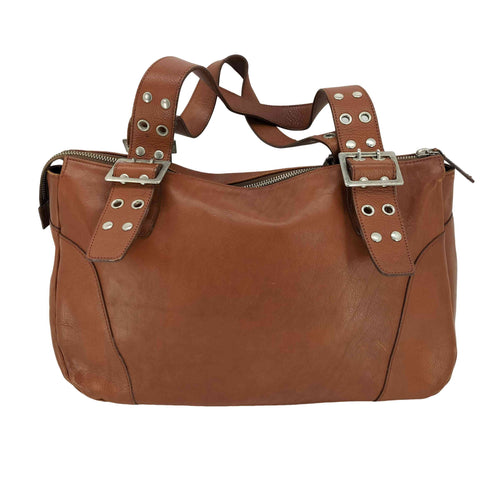 アートバーグ ART BERG 本革 レザー バックル ハンドル トートバッグ レディース