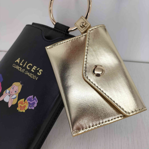 ACCOMMODE キャラクター 刺繍 クラシック スマホ ショルダー レディース