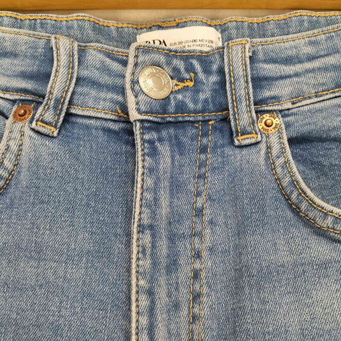 ザラ ZARA ジップフライデニムパンツ レディース 38