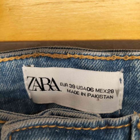 ザラ ZARA ジップフライデニムパンツ レディース 38