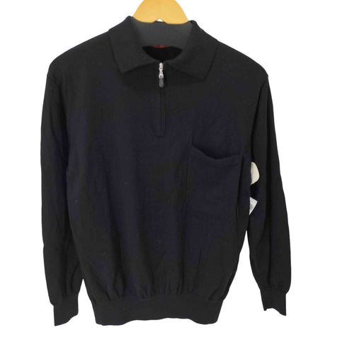 LECENT ハーフジップニット メンズ import:M