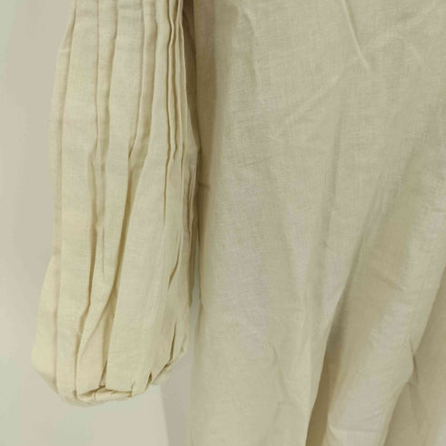 WALANCE 23AW hemp cotton tuck sleeve dress レディース