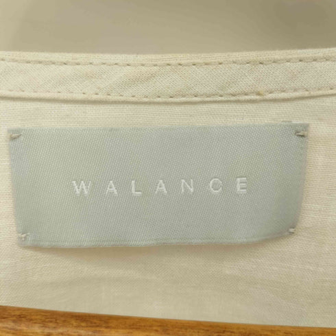 WALANCE 23AW hemp cotton tuck sleeve dress レディース