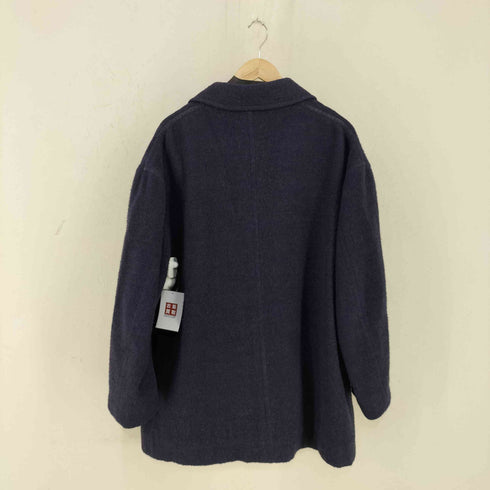 ケンゾー KENZO 90-00s ライカ期 アクリルウール メランジニット ハーフコート メンズ JPN:2