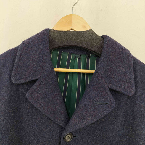 ケンゾー KENZO 90-00s ライカ期 アクリルウール メランジニット ハーフコート メンズ JPN:2