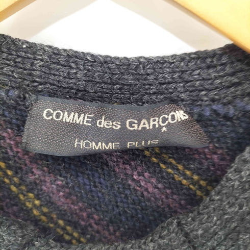 コムデギャルソンオムプリュス COMME des GARCONS HOMME PLUS バイアス期 レジメンタルストライプ柄 ニットベスト メンズ