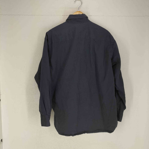 ギャップ Gap 90s 紺タグ 襟刺繍デザインL/S シャツ メンズ JPN:L