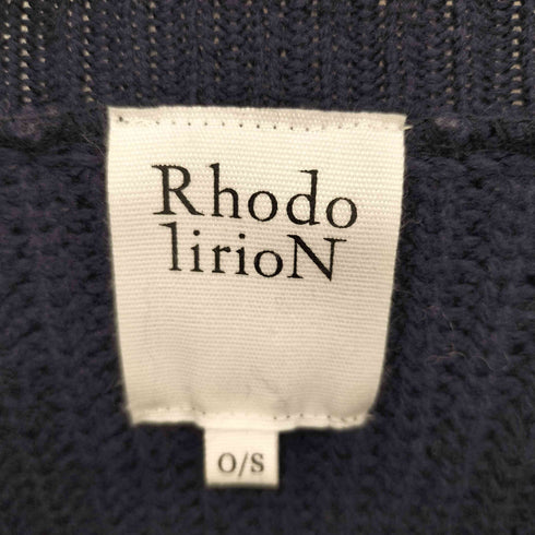 RHODOLIRION Damaged Commando Sweater Navy レディース JPN:0