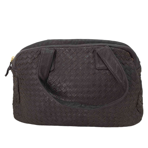 ボッテガヴェネタ BOTTEGA VENETA イントレチャート レザーハンドバッグ ミニボストン レディース