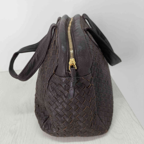 ボッテガヴェネタ BOTTEGA VENETA イントレチャート レザーハンドバッグ ミニボストン レディース