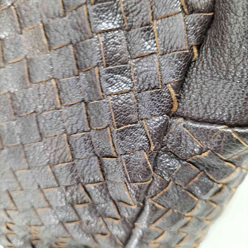 ボッテガヴェネタ BOTTEGA VENETA イントレチャート レザーハンドバッグ ミニボストン レディース