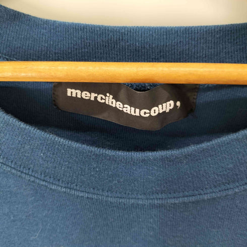 メルシーボークー mercibeaucoup プリントラグランスプルオーバートレーナー レディース JPN:1