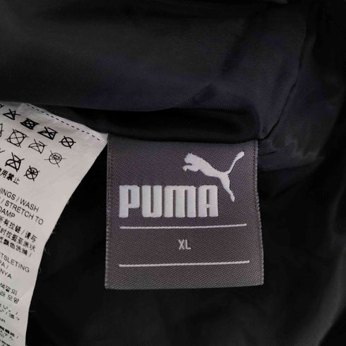 プーマ PUMA ロゴ刺繍 裾ジップ 中綿 ナイロンパンツ メンズ JPN:XL