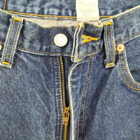リーバイス Levis 00s 02年製 MADE IN CANADA 505-0216 ストレートデニムパンツ ボタン裏217 メンズ W32 L29