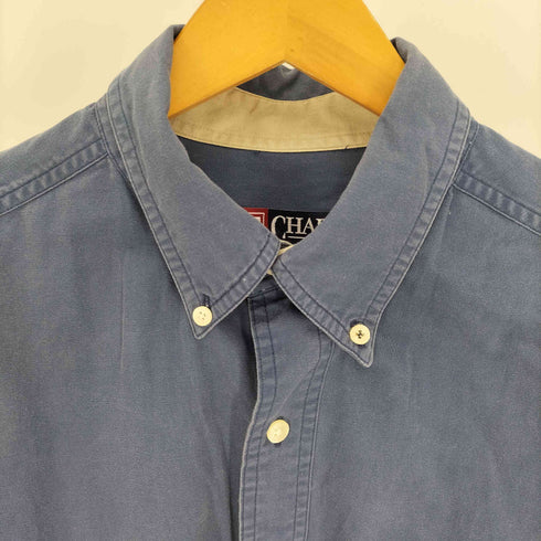 チャップスラルフローレン CHAPS RALPH LAUREN 月桂樹 エンブレム ロゴ 刺繍 ボタンダウン L/S シャツ メンズ import:M