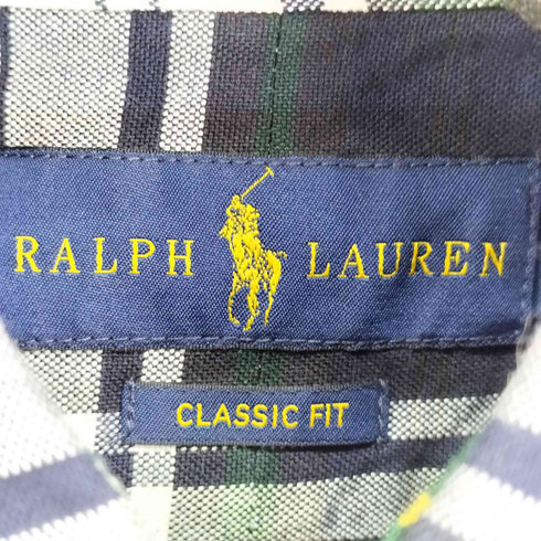 ラルフローレン RALPH LAUREN CLASSIC FIT スモールポニー刺繍 L/S BDシャツ メンズ import:S