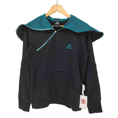 アディダス adidas Clima365 復刻万国旗タグ 変形ジップ プルオーバー パーカー レディース JPN:S