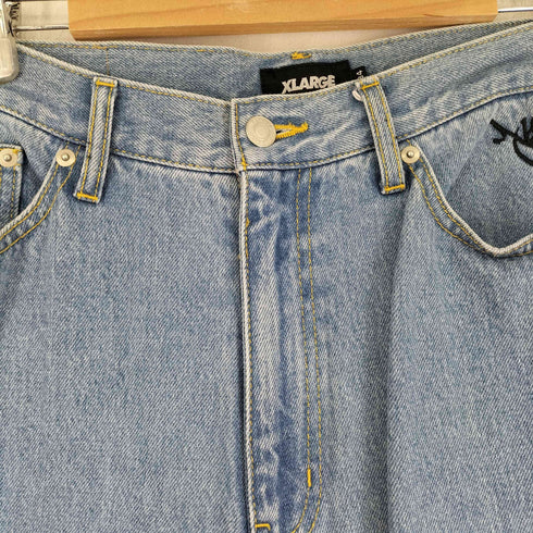 エクストララージ XLARGE EMBROIDERY GRAFFITI DENIM メンズ 34
