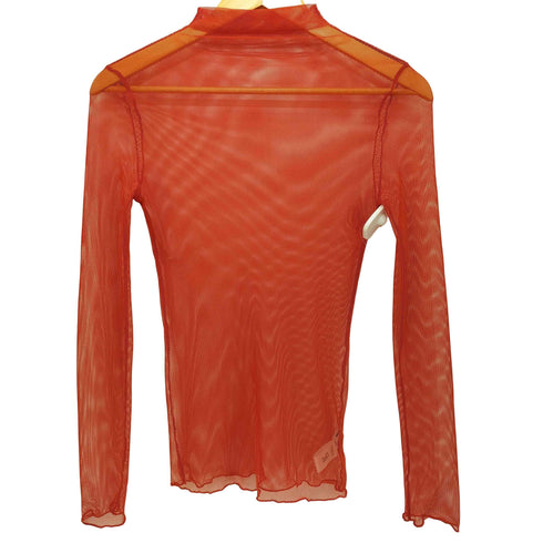 サハラ sahara High Neck Vivid Mesh Top/ハイネックビビッドメッシュトップ レディース