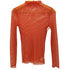 サハラ sahara High Neck Vivid Mesh Top/ハイネックビビッドメッシュトップ レディース