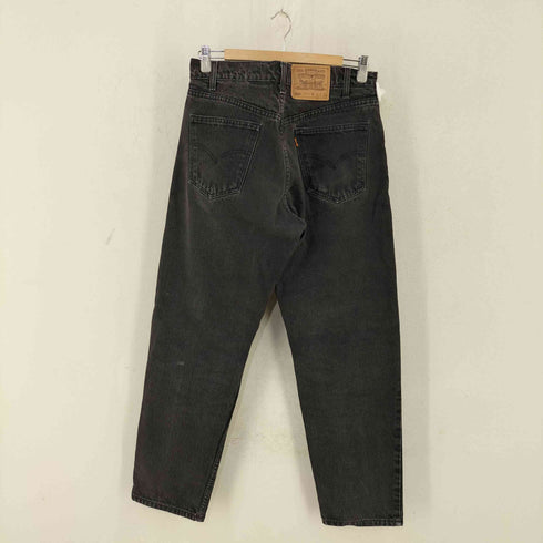 リーバイス Levis 90s 97年製 RELAXED FIT 505 オレンジタブ 後染めブラック テーパードデニムパンツ ボタン裏55 メンズ W31 L30