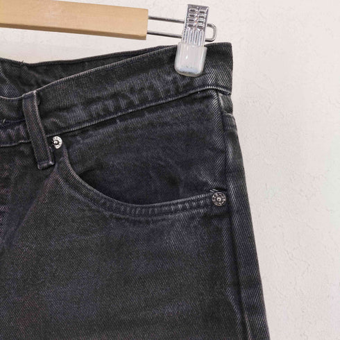 リーバイス Levis 90s 97年製 RELAXED FIT 505 オレンジタブ 後染めブラック テーパードデニムパンツ ボタン裏55 メンズ W31 L30