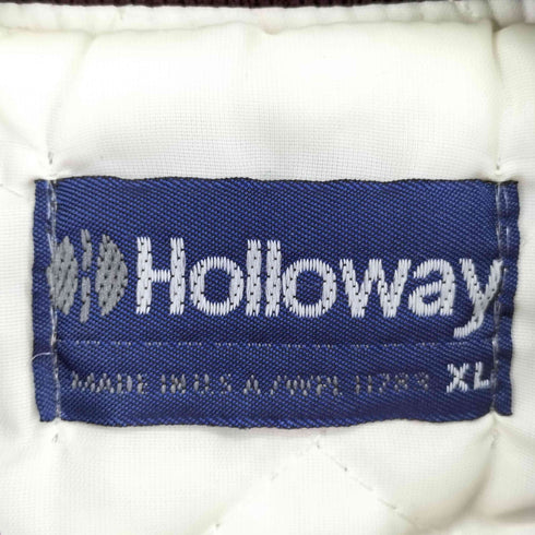 ホロウェイ HOLLOWAY 80s USA製 ナイロンスタジアムジャンパー メンズ JPN:XL