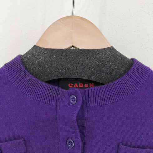 キャバン CABaN コットンカシミヤクルーネックカーディガン レディース JPN:XS