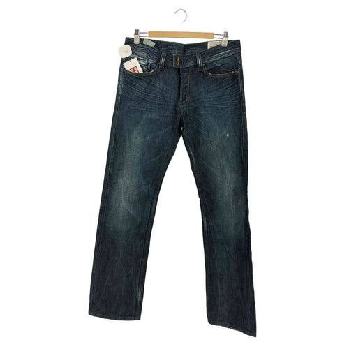 ディーゼル DIESEL MADE IN ITALY VIKER-R-BOX ストレートデニムパンツ ヒゲ メンズ W32 L32