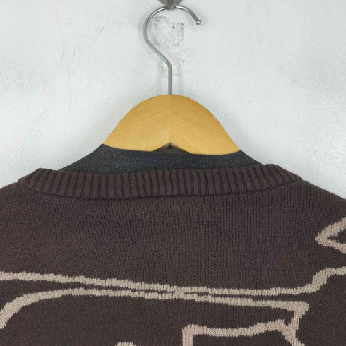 ハフ HUF OUTLINES CREWNECK SWETER メンズ JPN:S